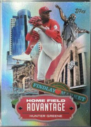 2023 Topps Update Home Field Advantage Hunter Greene #HA-21 card