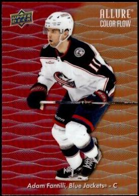 2023 Upper Deck Allure Color Flow Adam Fantilli [Red-Orange] #CF-5 card