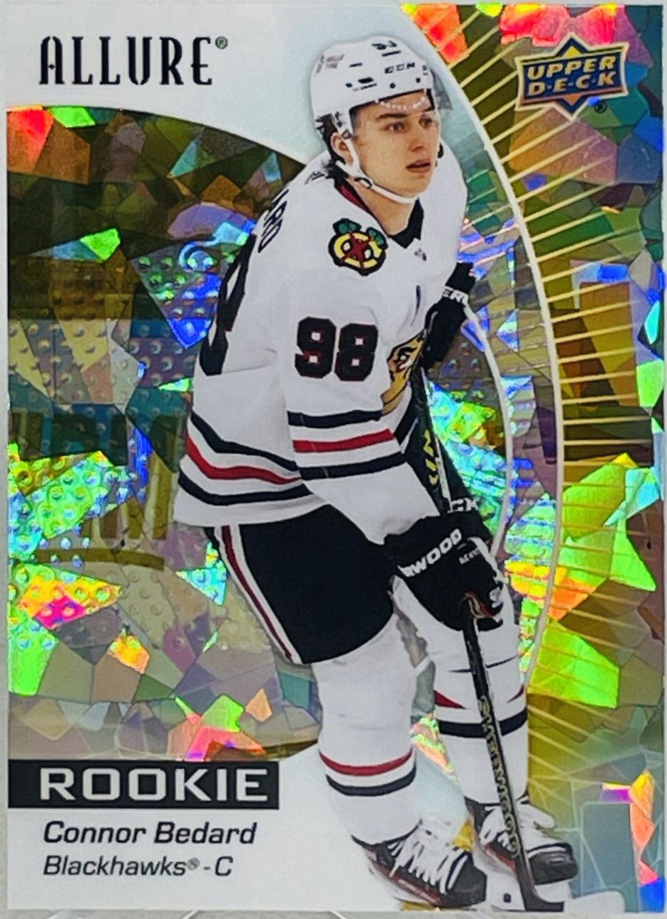 2023 Upper Deck Allure Connor Bedard [Yellow Taxi] #102 card