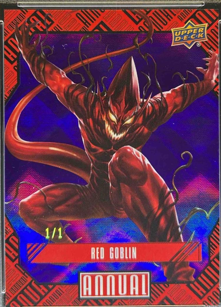 2023 Upper Deck Annual Red Goblin [Purple Diamond] #61 card