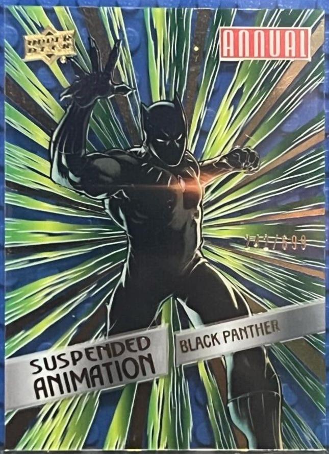 2023 Upper Deck Annual Suspended Animation Black Panther #1 card