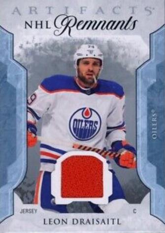 2023 Upper Deck Artifacts NHL Remnants Leon Draisaitl #NR-LD card