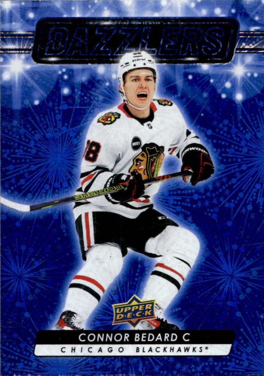 2023 Upper Deck Dazzlers Connor Bedard [Blue] #DZ-79 card