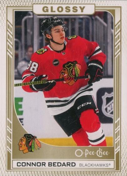 2023 Upper Deck OPC Glossy Connor Bedard [Gold] #R-47 card