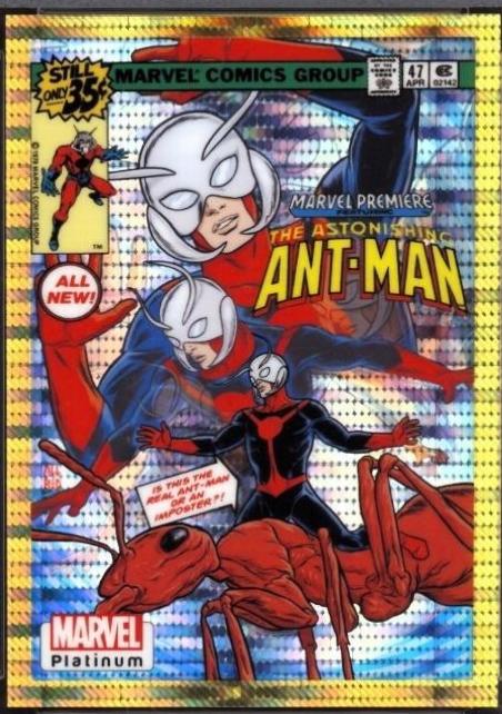 2023 Upper Deck Platinum Cover Variant Ant-Man [Seismic Gold] #WI98 card
