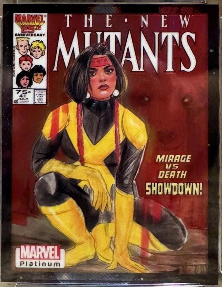 2023 Upper Deck Platinum Cover Variant Dani Moonstar [Cosmic] #WI26 card