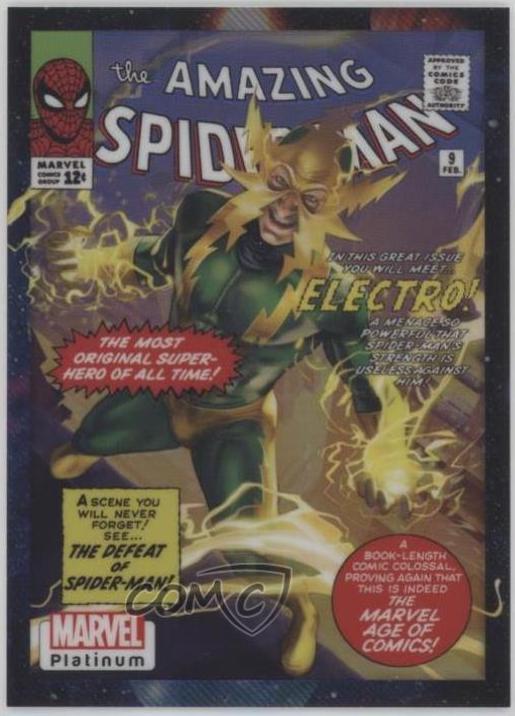2023 Upper Deck Platinum Cover Variant Electro [Cosmic] #WI71 card