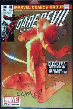 2023 Upper Deck Platinum Cover Variant Elektra [Cosmic] #WI48 card