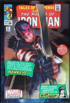 2023 Upper Deck Platinum Cover Variant Hawkeye [Cosmic] #WI18 card