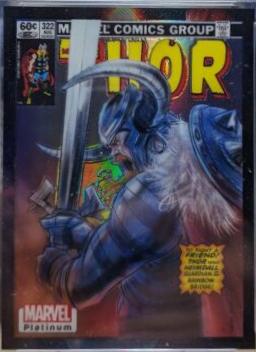 2023 Upper Deck Platinum Cover Variant Heimdall [Cosmic] #WI28 card
