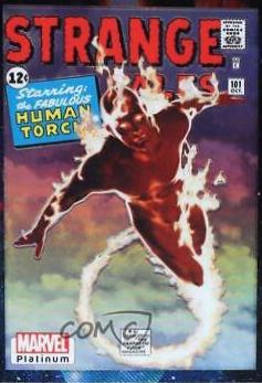 2023 Upper Deck Platinum Cover Variant Human Torch [Cosmic] #WI9 card