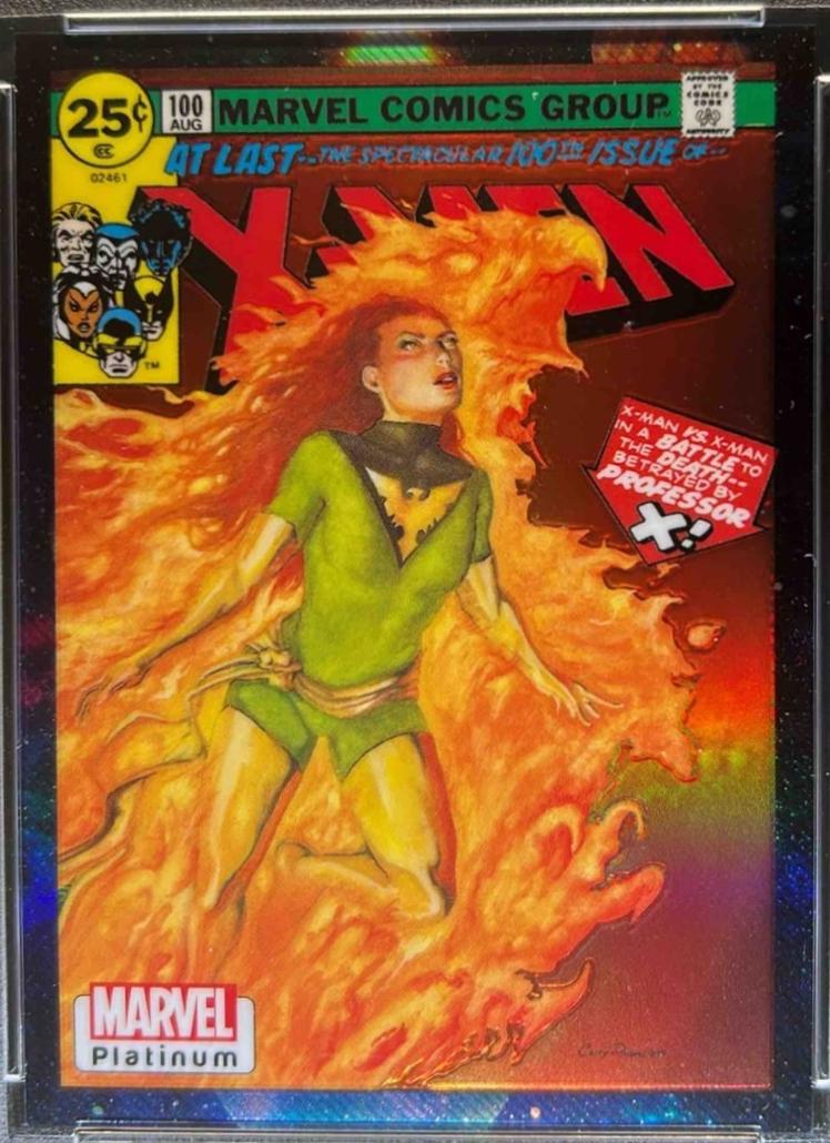 2023 Upper Deck Platinum Cover Variant Jean Grey [Cosmic] #WI46 card
