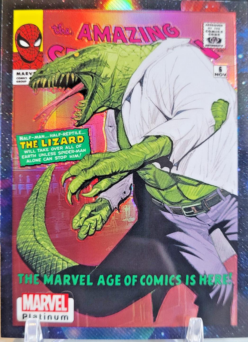 2023 Upper Deck Platinum Cover Variant Lizard [Cosmic] #WI88 card