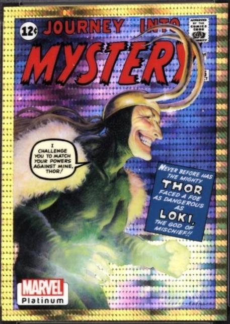 2023 Upper Deck Platinum Cover Variant Loki [Seismic Gold] #WI38 card