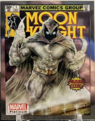 2023 Upper Deck Platinum Cover Variant Moon Knight #WI35 card