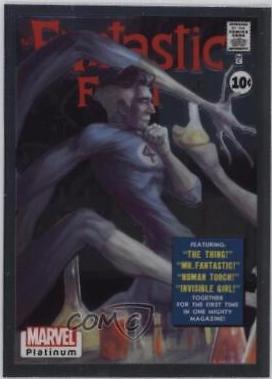 2023 Upper Deck Platinum Cover Variant Mr. Fantastic #WI55 card