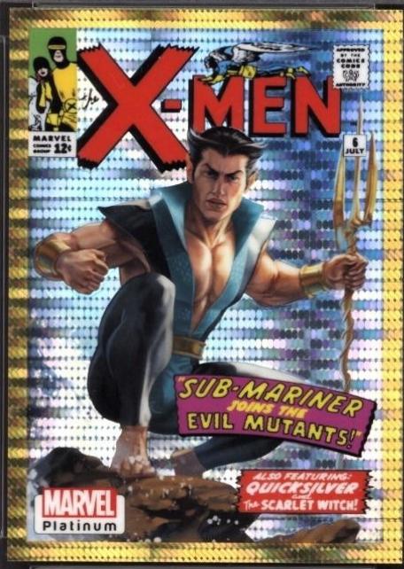 2023 Upper Deck Platinum Cover Variant Namor [Seismic Gold] #WI67 card