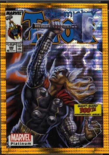 2023 Upper Deck Platinum Cover Variant Thor [Amber Crystals] #WI86 card
