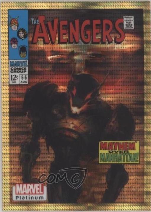2023 Upper Deck Platinum Cover Variant Ultron [Seismic Gold] #WI56 card