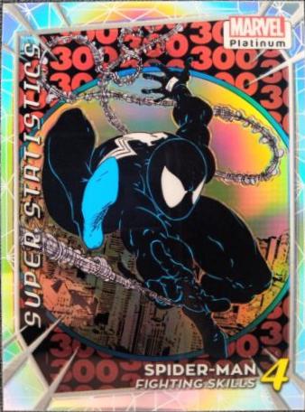 2023 Upper Deck Platinum Super Statistics Spider-Man [Rainbow] #PL14 card