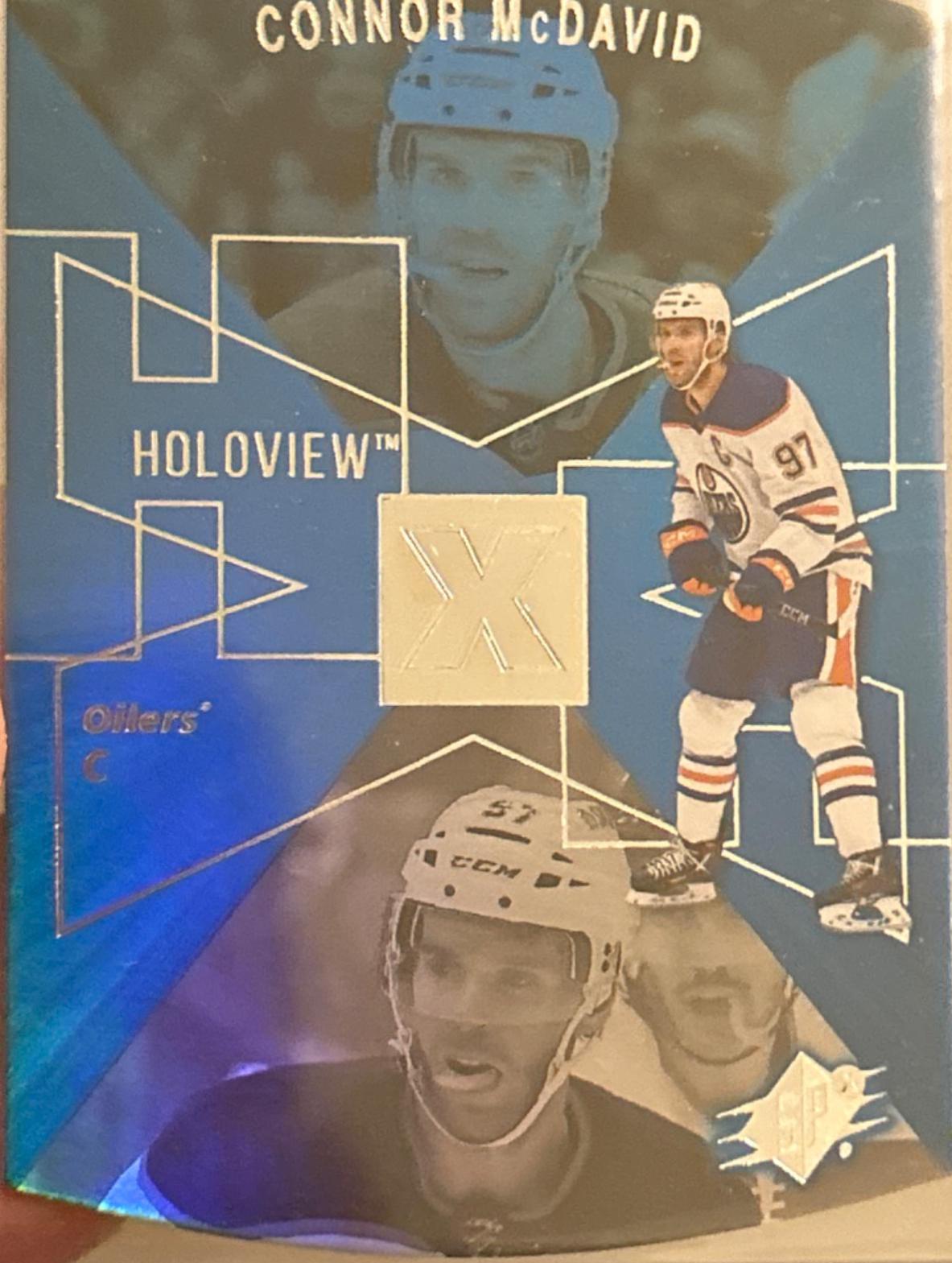 2023 Upper Deck SPx Holoview Retro Connor McDavid #SPX-39 card