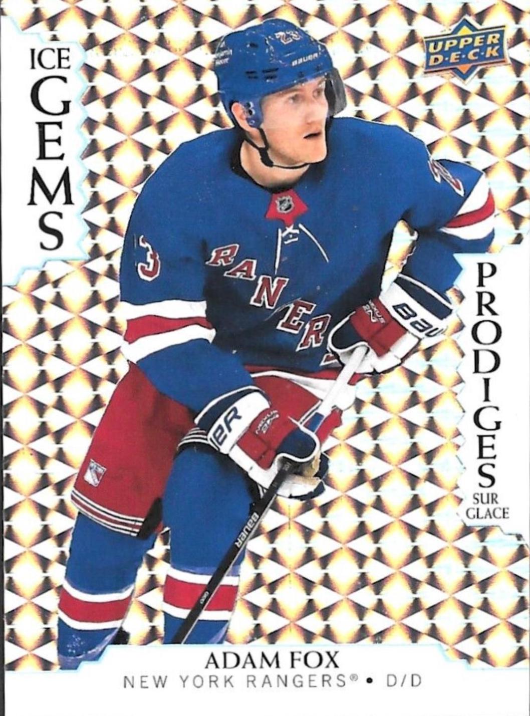 2023 Upper Deck Tim Hortons Ice Gems Adam Fox #IG-5 card