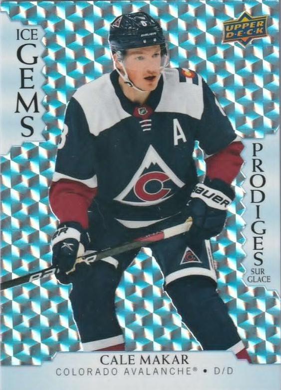 2023 Upper Deck Tim Hortons Ice Gems Cale Makar #IG-4 card