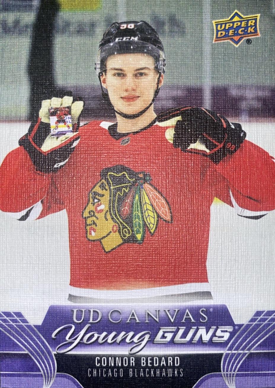 2023 Upper Deck UD Canvas Connor Bedard #C382 card