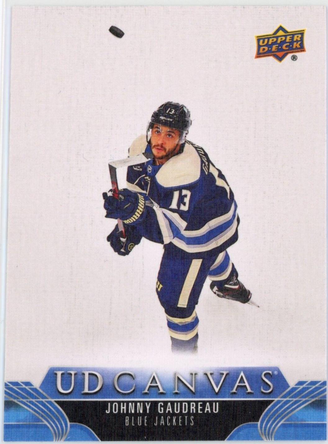 2023 Upper Deck UD Canvas Johnny Gaudreau #C144 card