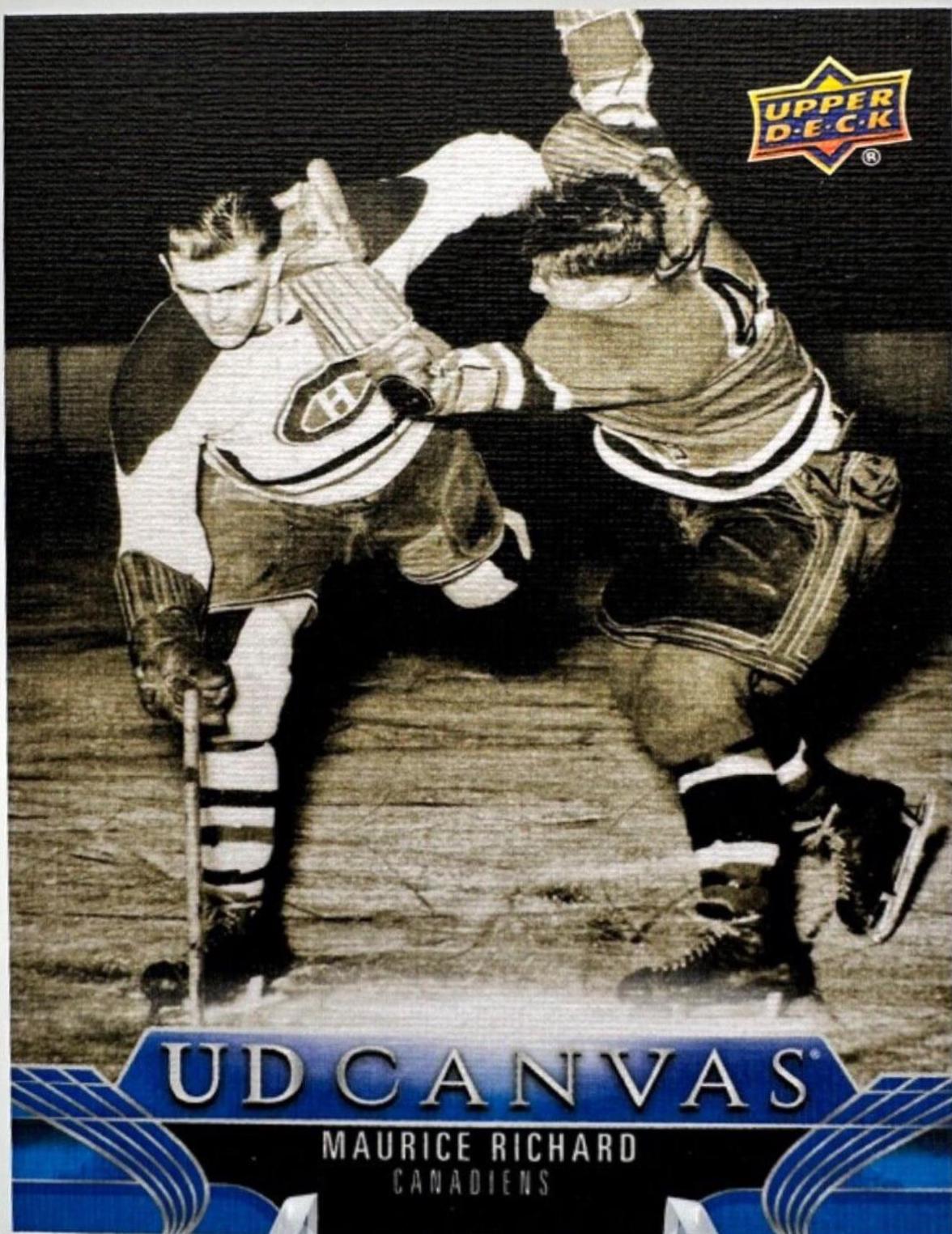 2023 Upper Deck UD Canvas Maurice Richard #C242 card