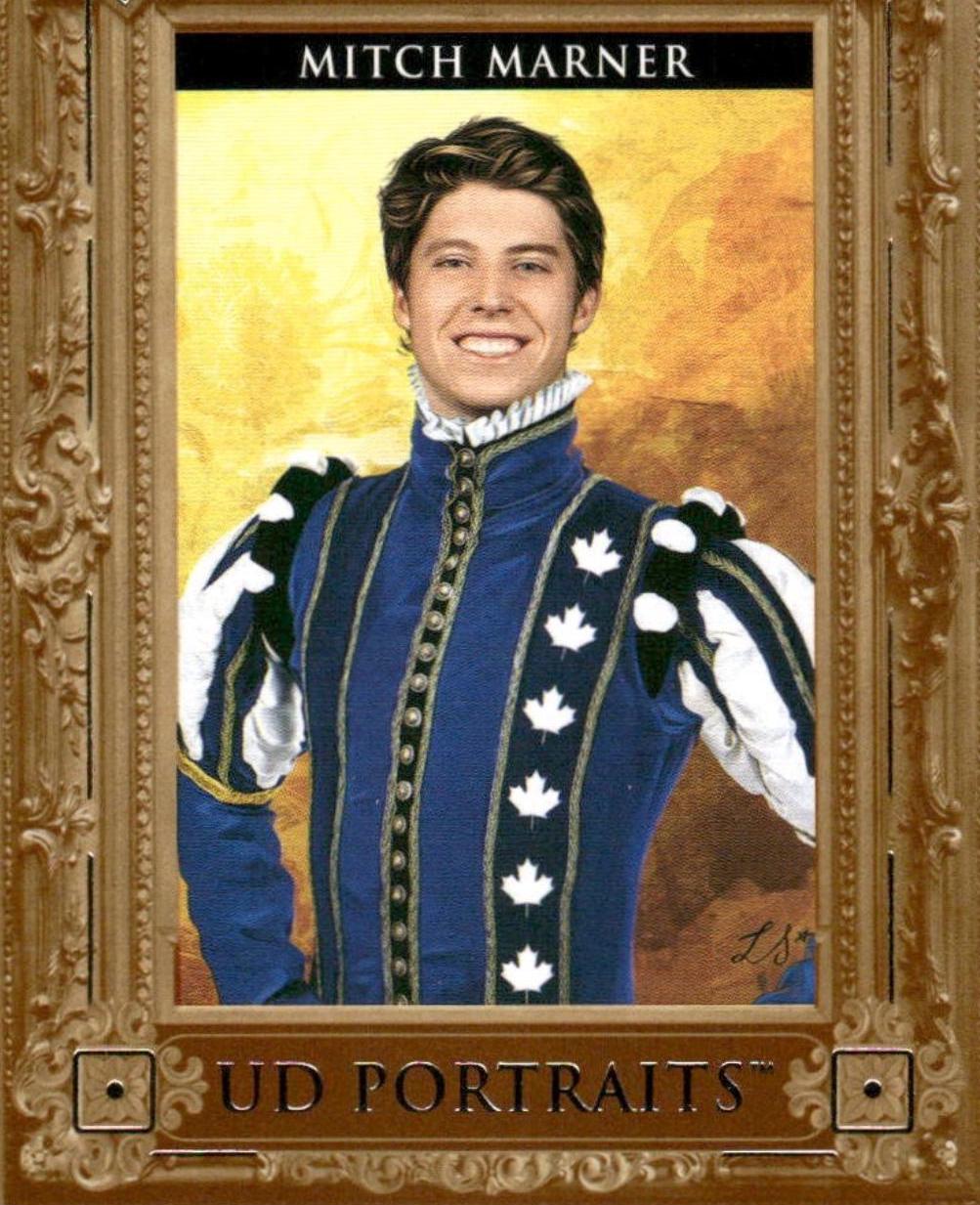 2023 Upper Deck UD Portraits Mitch Marner #P-24 card