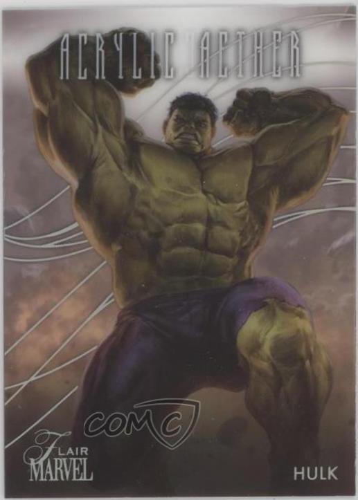 2024 2023 Flair Acrylic Aether Hulk #AA12 card