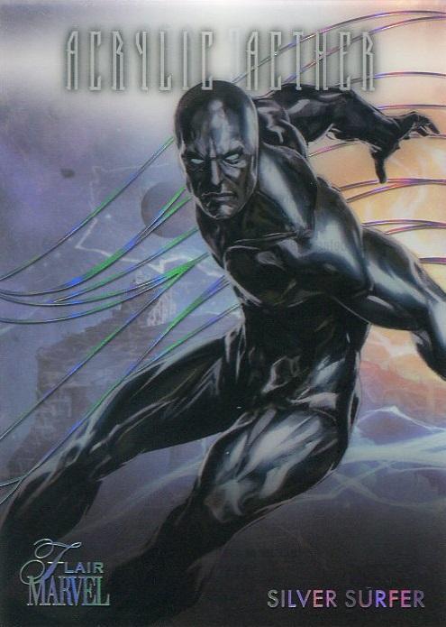 2024 2023 Flair Acrylic Aether Silver Surfer #AA19 card