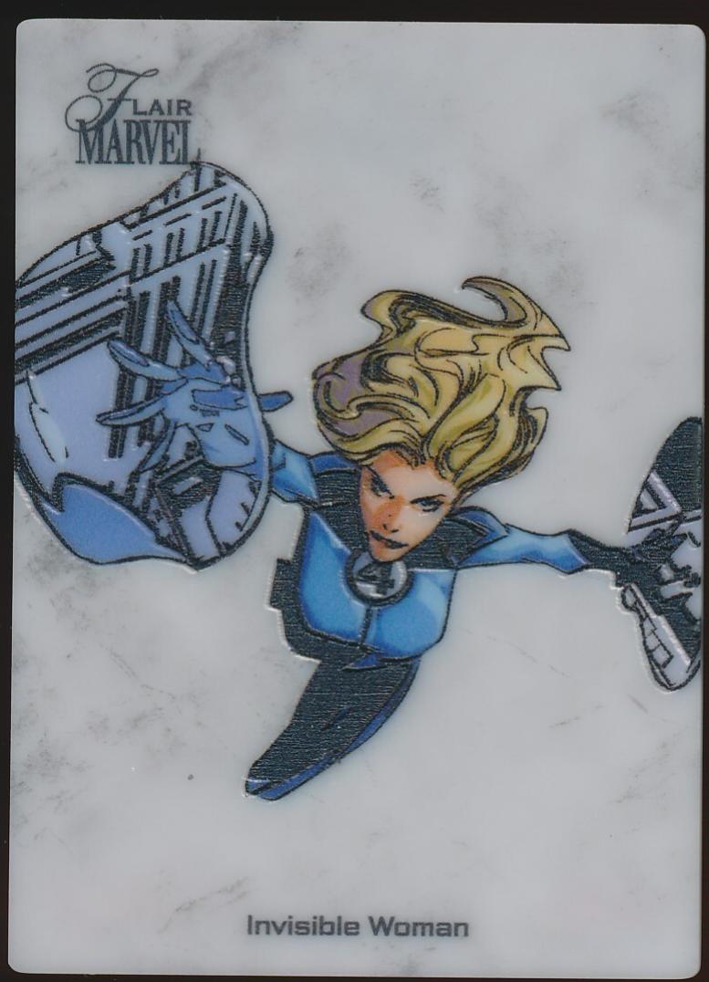 2024 2023 Flair Carved Invisible Woman #CC13 card