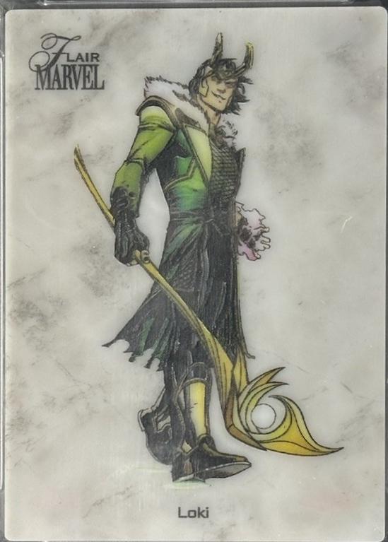 2024 2023 Flair Carved Loki #CC15 card