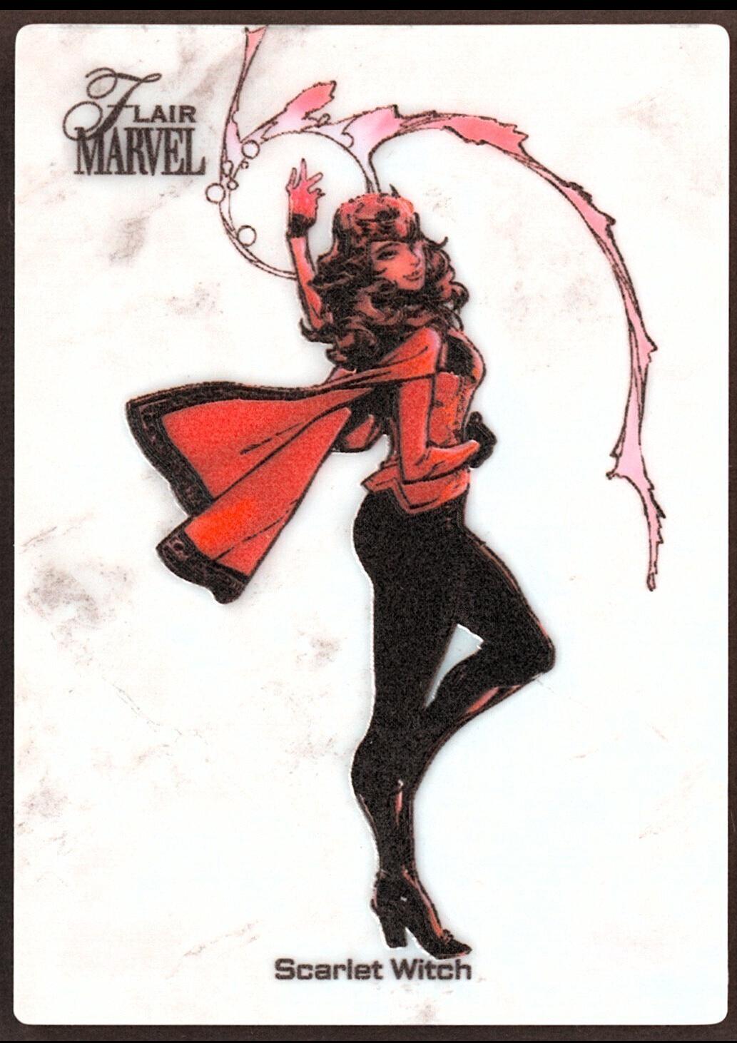 2024 2023 Flair Carved Scarlet Witch #CC19 card