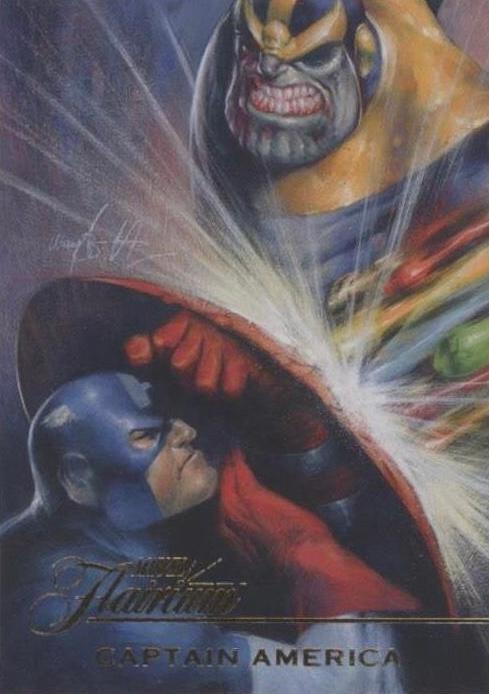 2024 2023 Flair Flairium Captain America #FT-21 card