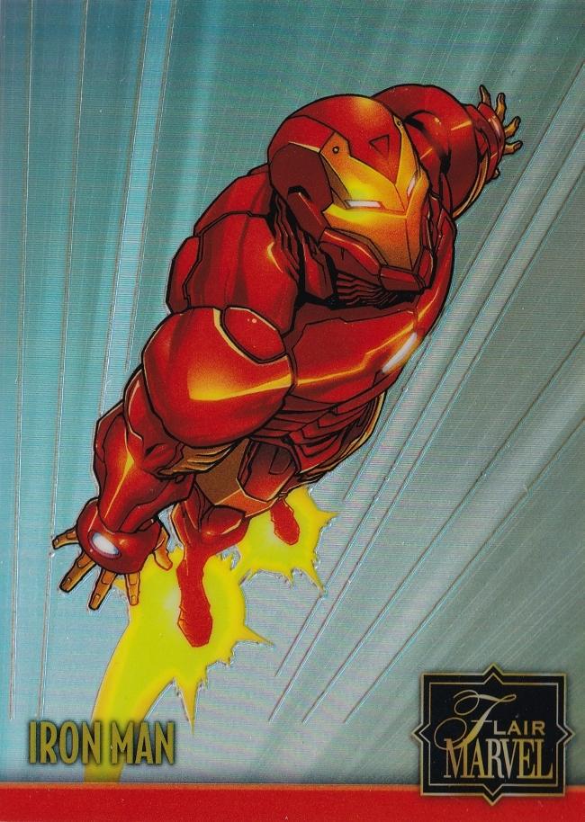 2024 2023 Flair Iridescence Iron Man #IR15 card