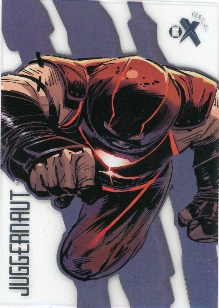 2024 2023 Fleer Ultra Wolverine eX Century Juggernaut #EX62 card