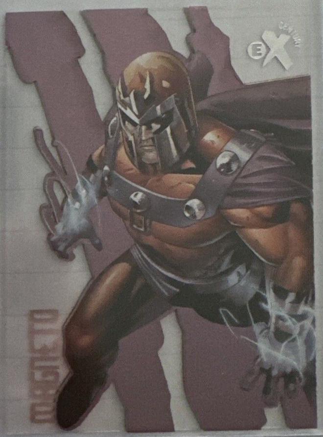 2024 2023 Fleer Ultra Wolverine eX Century Magneto #EX18 card