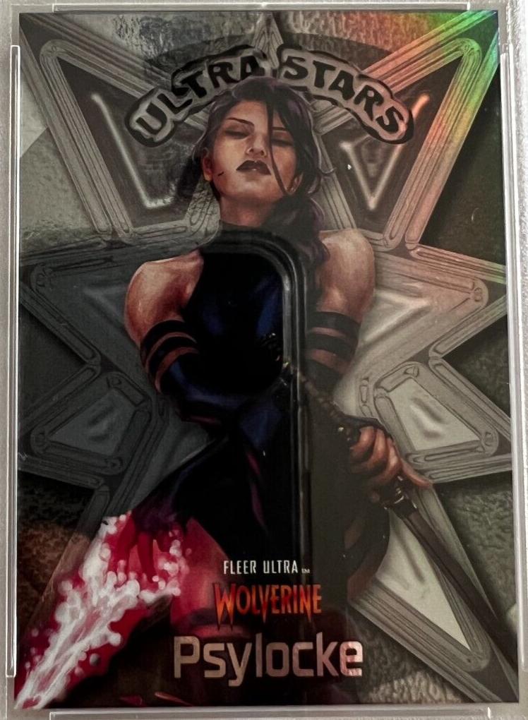 2024 2023 Fleer Ultra Wolverine Ultra Stars Psylocke #US13 card