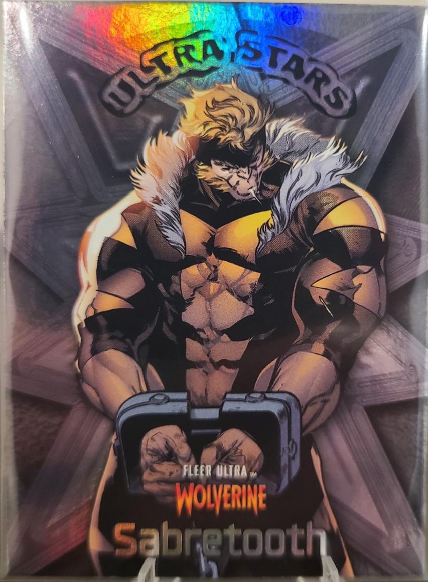 2024 2023 Fleer Ultra Wolverine Ultra Stars Sabretooth #US3 card