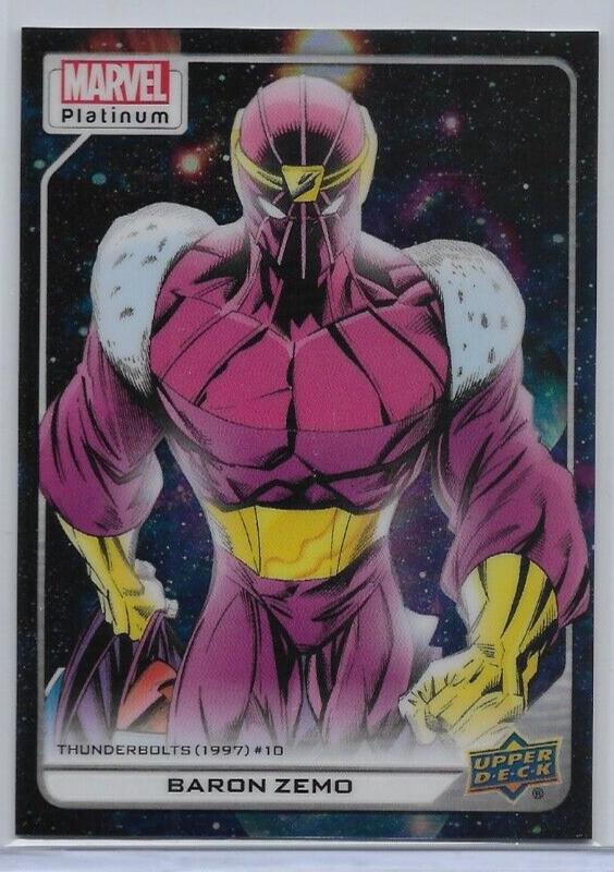 2024 2023 Upper Deck Platinum Baron Zemo [Cosmic] #154 card