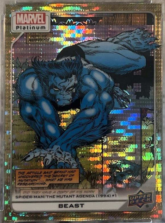 2024 2023 Upper Deck Platinum Beast [Seismic Gold] #188 card
