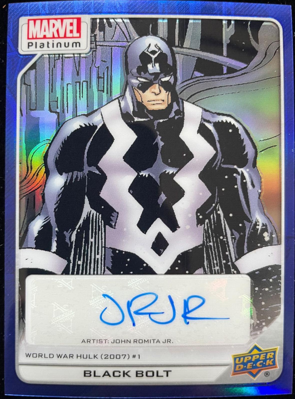 2024 2023 Upper Deck Platinum Black Bolt #198 card