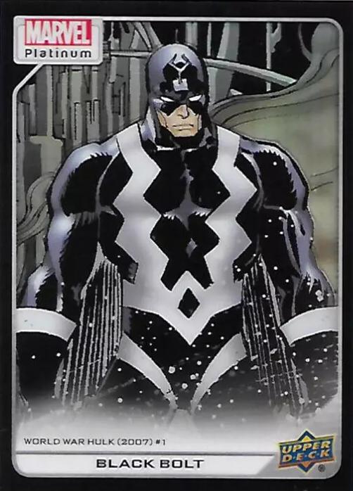 2024 2023 Upper Deck Platinum Black Bolt [Black Rainbow] #198 card
