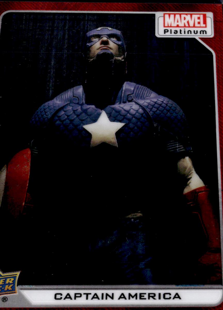 2024 2023 Upper Deck Platinum Captain America [Red Prism] #13 card
