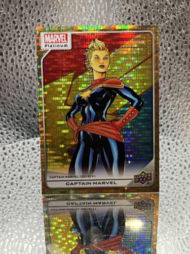 2024 2023 Upper Deck Platinum Captain Marvel [Seismic Gold] #148 card