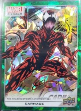 2024 2023 Upper Deck Platinum Carnage [Green Crackle] #152 card