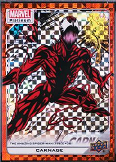 2024 2023 Upper Deck Platinum Carnage [Orange Checkers] #152 card